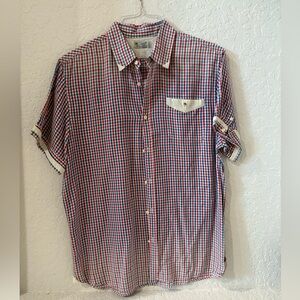 Scotch & Soda Red and Blue Checkered Shirt